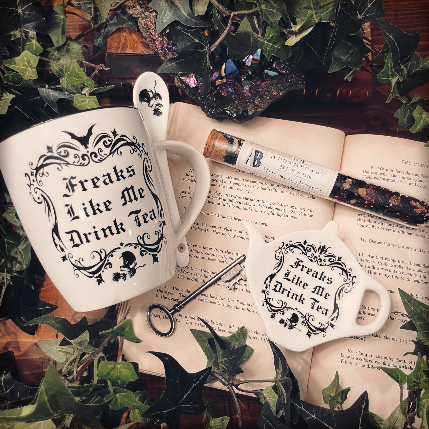 Freaks Like Me Drink Tea Mug and Spoon