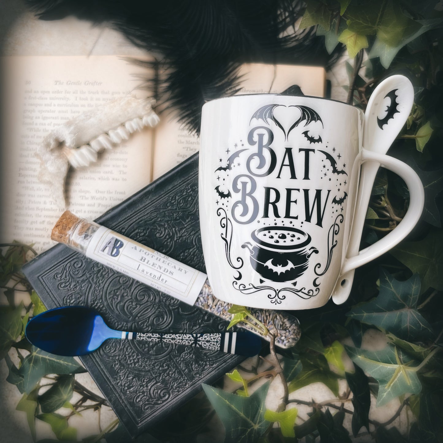 Bat Brew Mug & Spoon Set