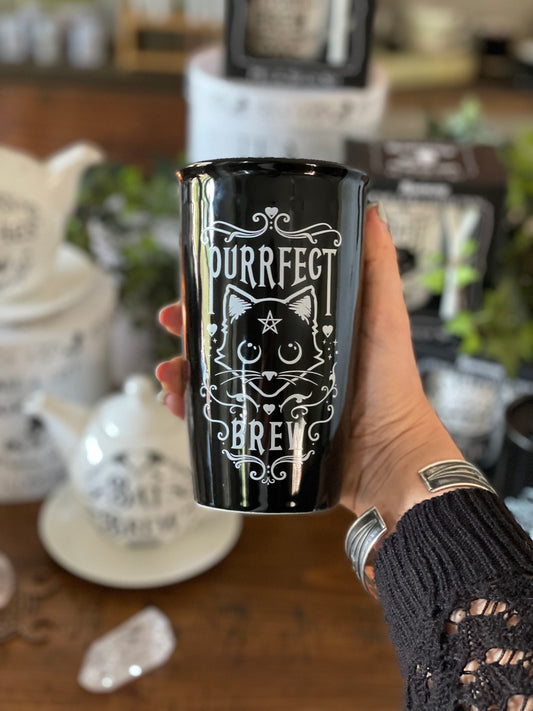 Purrfect Brew Double Walled Mug