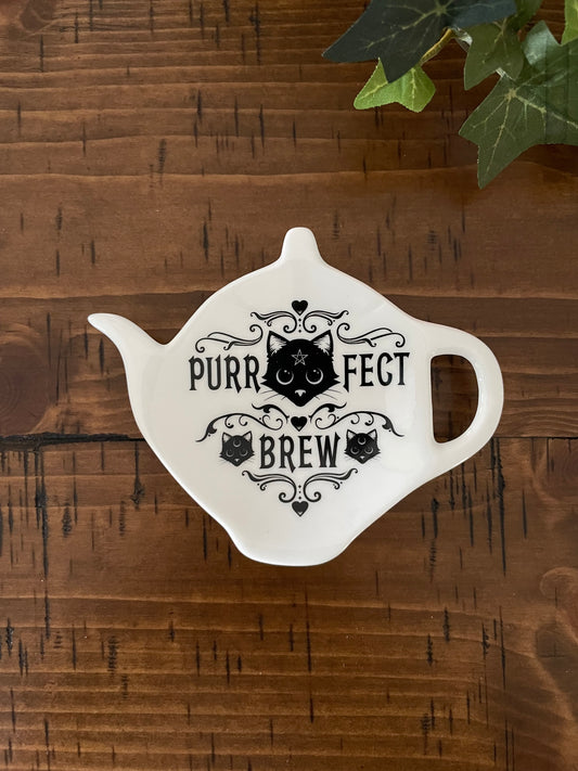 Purrfect Brew Spoon Holder