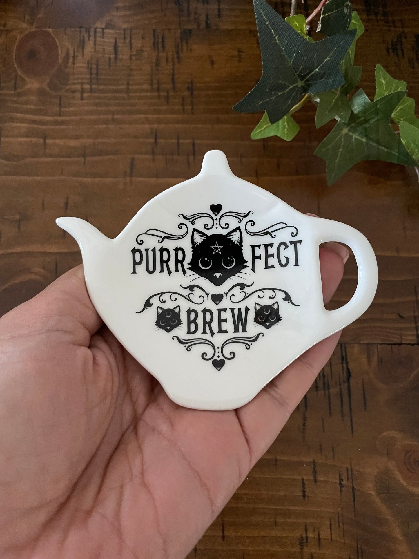 Purrfect Brew Spoon Holder