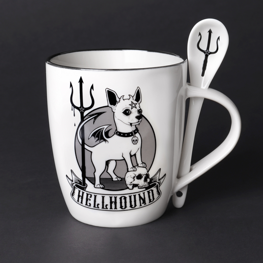 Hellhound Mug and Spoon Set