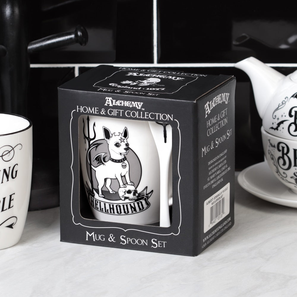 Hellhound Mug and Spoon Set