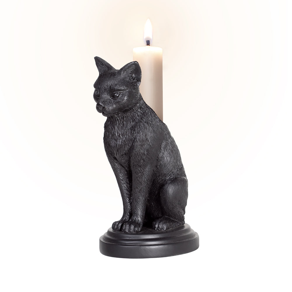 Faust's Familiar (Cat) Candlestick