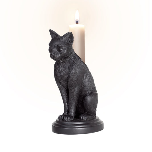 Faust's Familiar (Cat) Candlestick