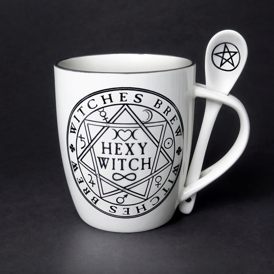 Hexy Witch Mug and Spoon