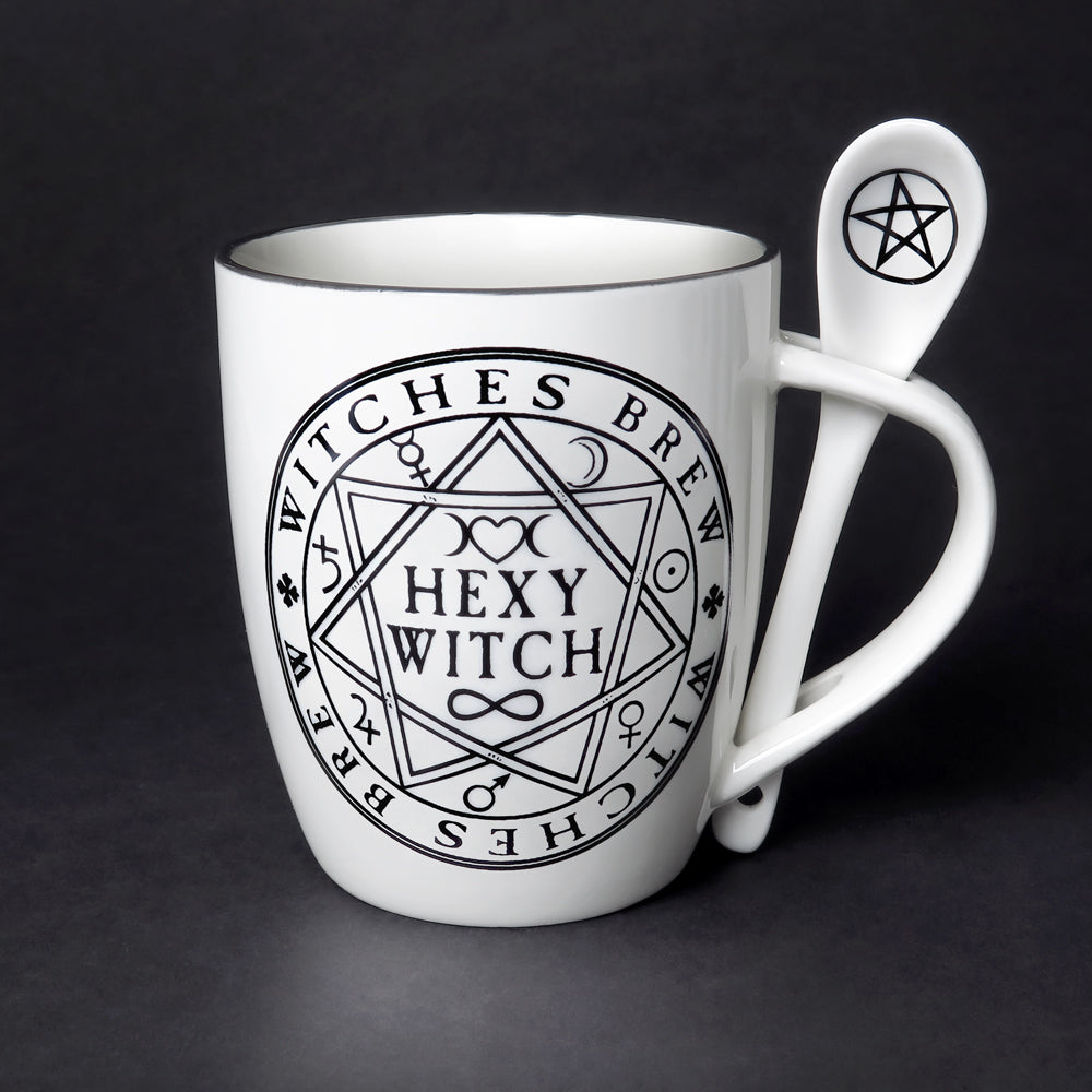 Hexy Witch Mug and Spoon