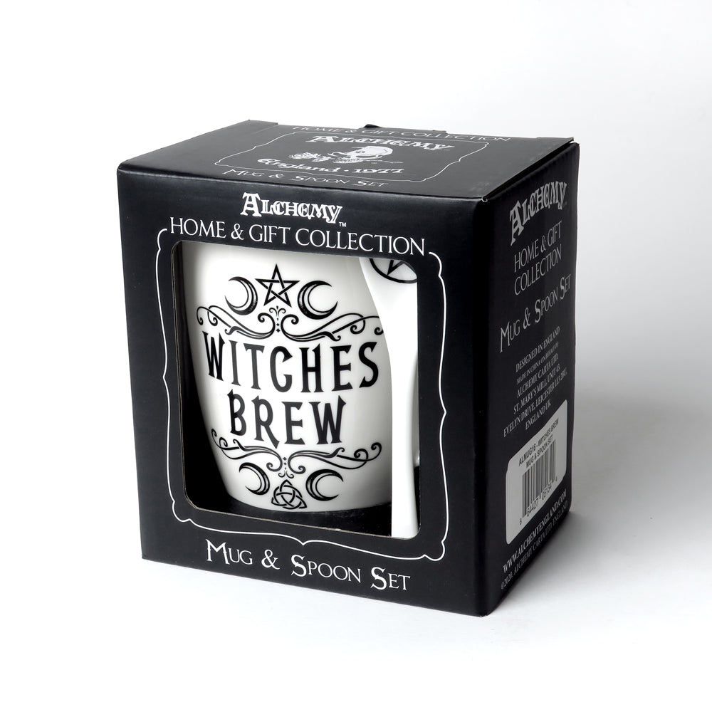 Crescent Witches Brew Mug and Spoon
