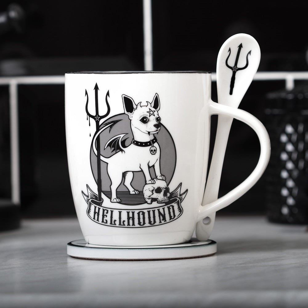 Hellhound Mug and Spoon Set