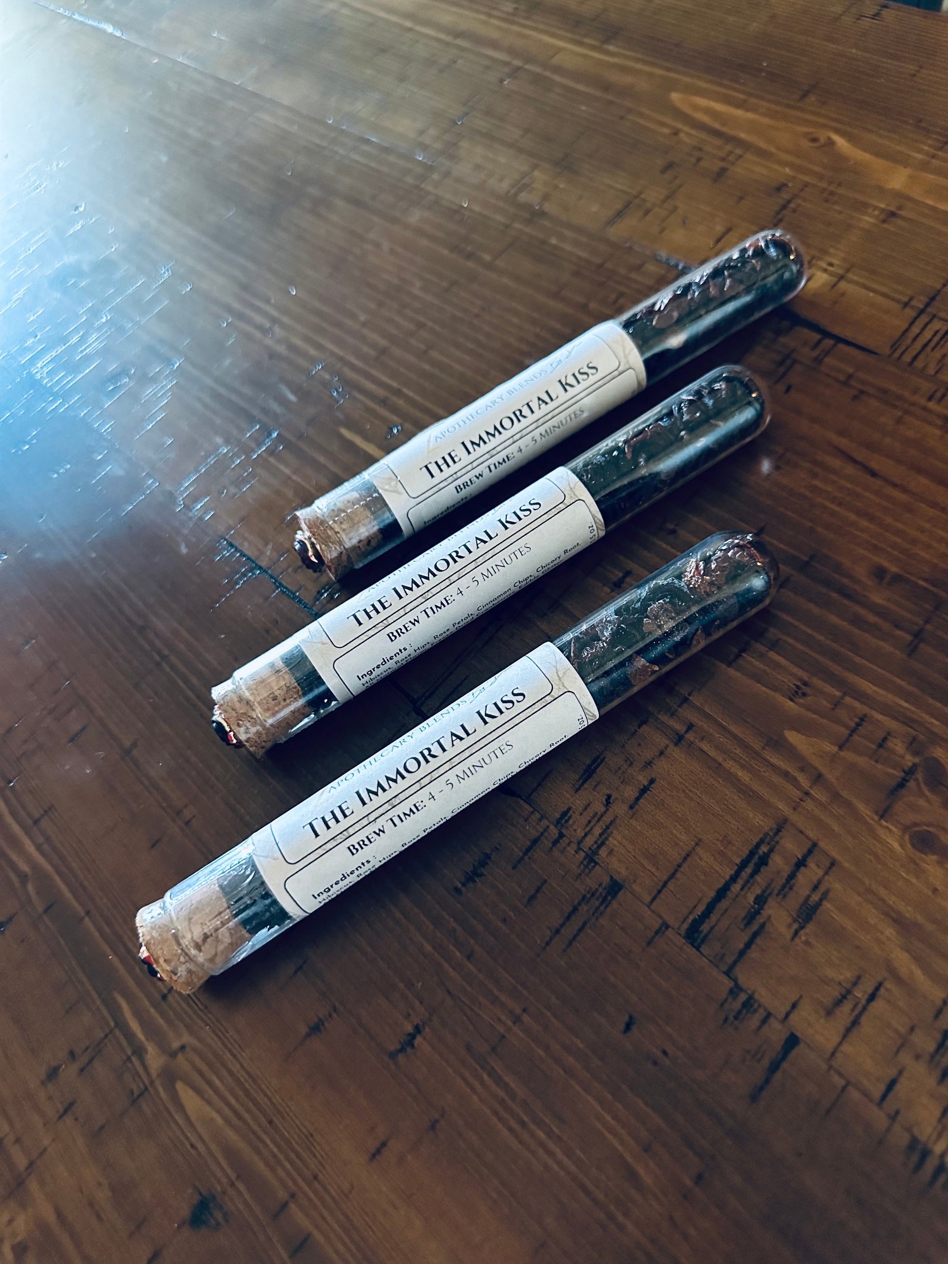 Immortal Kiss, Cranberry Cider Herbal Glitter Tea