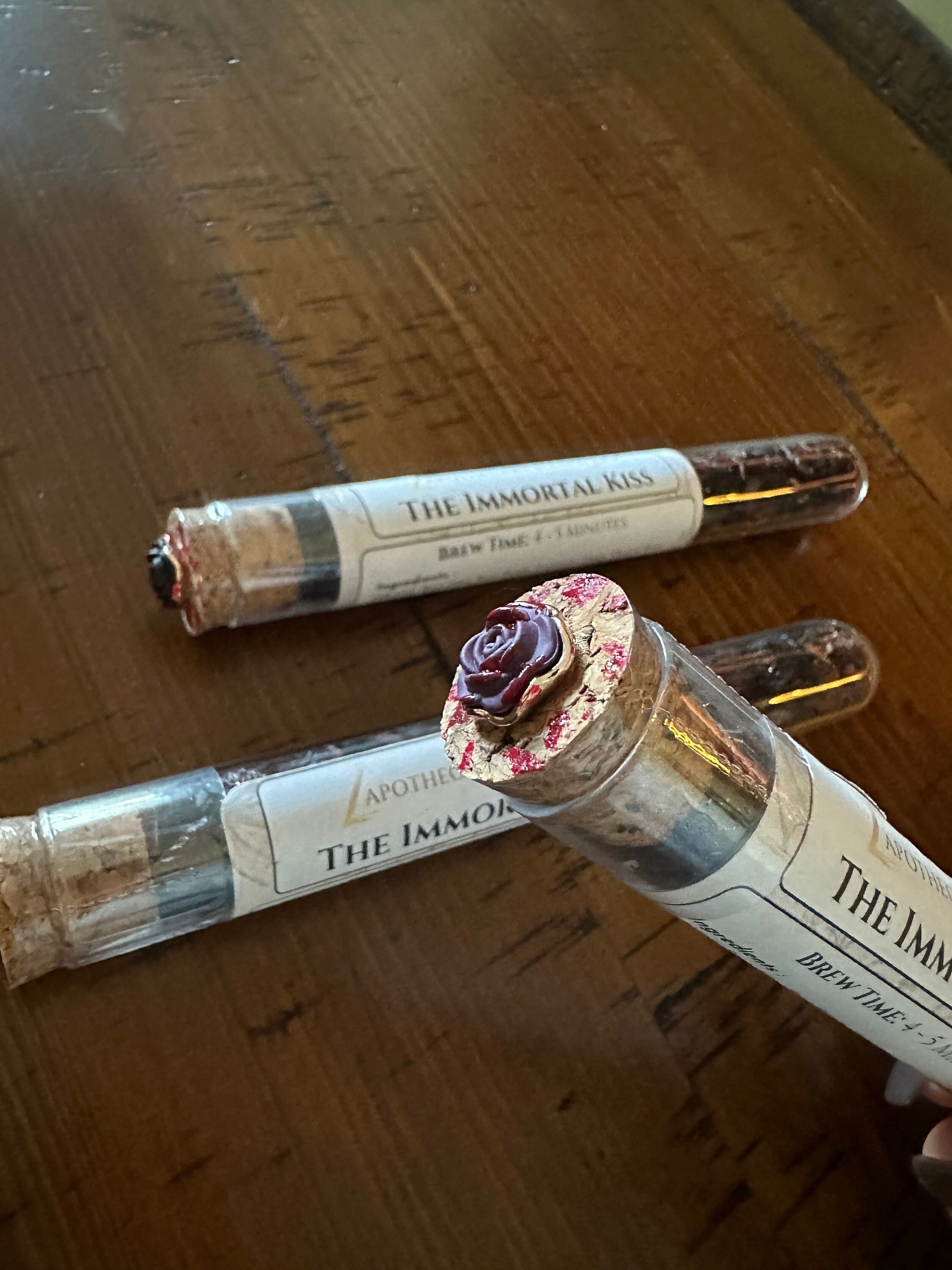 Immortal Kiss, Cranberry Cider Herbal Glitter Tea